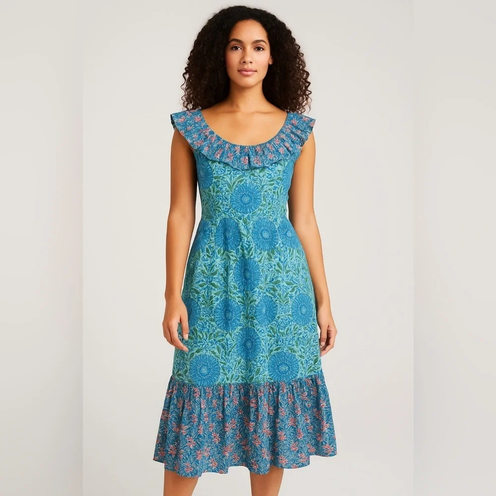 ๐บNWT Cella & Flo Floral Fashion Dress โ Size 4 - Picture 15 of 16